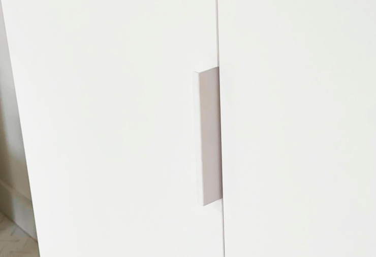 Шкаф трехдверный Зефир 109.02 (белое дерево/пудра розовая (эмаль)) в Магадане - изображение 6