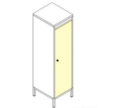 Шкафы для одежды на металлокаркасе Незнайка, ШДм-1 в Магадане - изображение