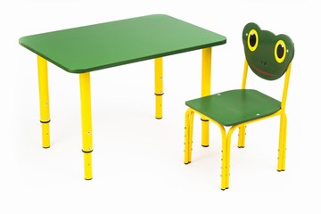 Растущий стол Кузя (Зеленый, Желтый) в Магадане - предосмотр 1