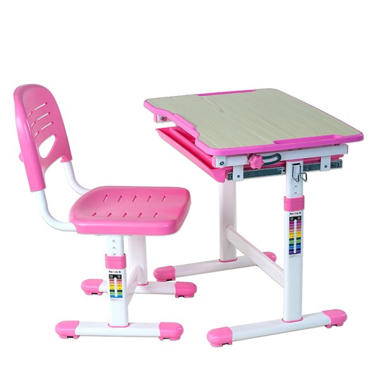 Парта растущая + стул Piccolino Pink в Магадане - изображение 1