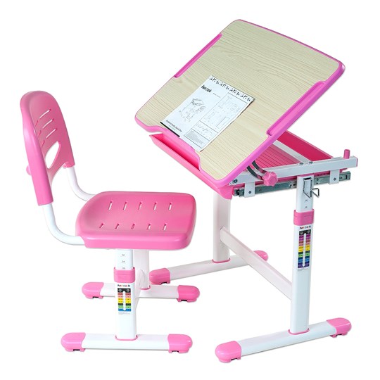 Парта растущая + стул Piccolino Pink в Магадане - изображение 3