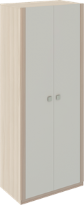 Шкаф распашной Глэдис М22 (Шимо светлый/Белый текстурный) в Магадане - предосмотр