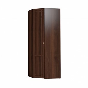 Распашной шкаф угловой Sherlock 63+ фасад стандарт, Орех шоколадный в Магадане - предосмотр
