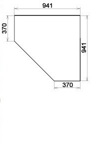 Шкаф распашной 401 угловой со штангой, цвет Дуб Сонома в Магадане - изображение 2
