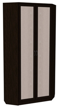 Шкаф 401 угловой со штангой, цвет Венге в Магадане - изображение