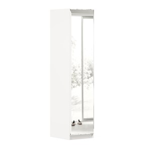 Шкаф 1-дверный Айла с зеркалом ЛД 688.140.000, Белый, исполнение 1 в Магадане - предосмотр