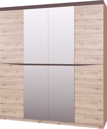 Шкаф четырехдверный Тиана ШР-4 (С зеркалом) в Магадане - изображение