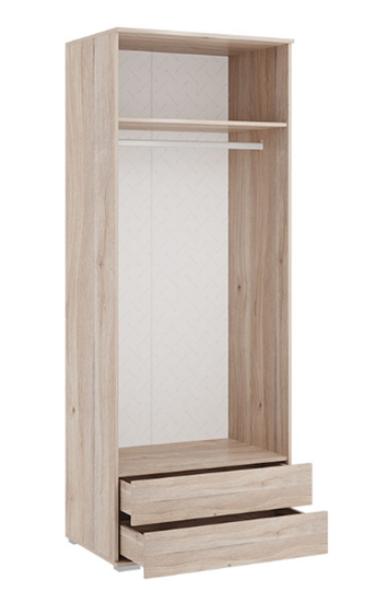 Шкаф для одежды Лайк 55.01, дуб мария/горчица в Магадане - изображение 2