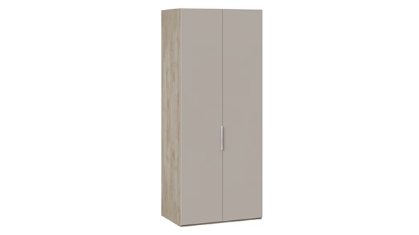 Шкаф для одежды Эмбер СМ-348.07.003 (Баттл Рок/Серый глянец) в Магадане - изображение
