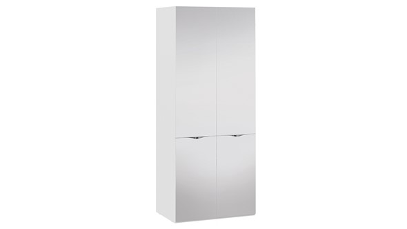 2-створчатый шкаф Глосс СМ-308.07.212 (Белый глянец) в Магадане - изображение