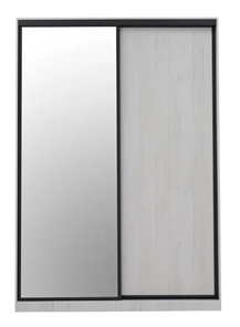 Шкаф-купе с зеркалом Винтер-6.16, винтерберг/темно-серый в Магадане