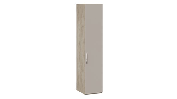 Шкаф одностворчатый Эмбер СМ-348.07.001 (Баттл Рок/Серый глянец) в Магадане - изображение