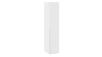Шкаф одностворчатый Порто (580) СМ-393.07.001 (Белый жемчуг/Белый софт) в Магадане