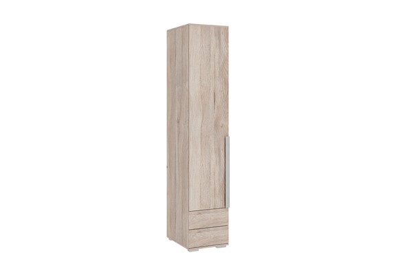Шкаф одностворчатый с ящиками Лайк 54.01, дуб мария/галька в Магадане - изображение