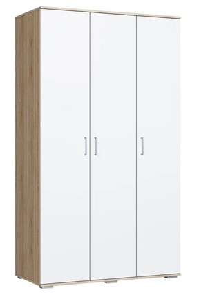 Шкаф в спальню ШР-3 Лайт Дуб сонома / Белый в Магадане - изображение