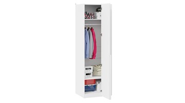 Угловой шкаф для одежды Порто (580) СМ-393.07.006 (Белый жемчуг/Белый софт) в Магадане - предосмотр 1