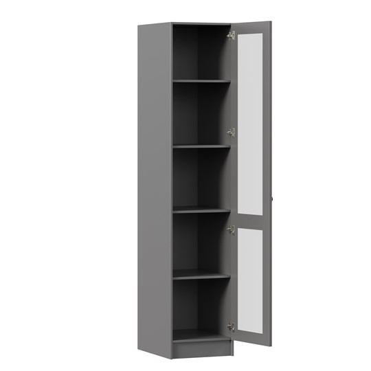 Шкаф одностворчатый  Амели (Оникс Серый) ЛД 642.860 в Магадане - изображение 1