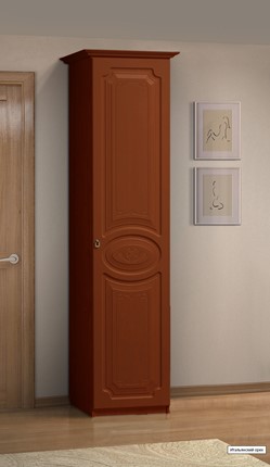 Шкаф-пенал Ивушка-5, цвет Итальянский орех в Магадане - изображение