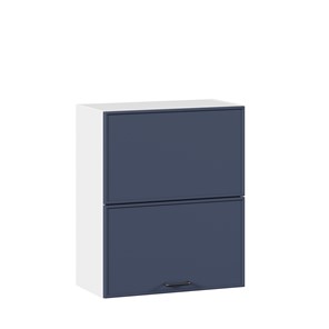 Кухонный горизонтальный шкаф 600 комбинированный Индиго ЛД 298.970.000.125, Белый/Тёмно-синий в Магадане