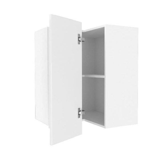 Шкаф кухонный угловой Шервуд, ЛД 281.500.000.169, белый/белый глянец в Магадане - изображение 1