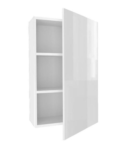 Кухонный шкаф высокий 600, Шервуд, ЛД 281.450.000.167, белый/белый глянец в Магадане - изображение 1