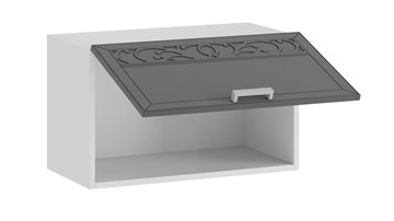 Навесной кухонный шкаф Долорес 1В6Г (Белый/Титан) в Магадане - предосмотр 1