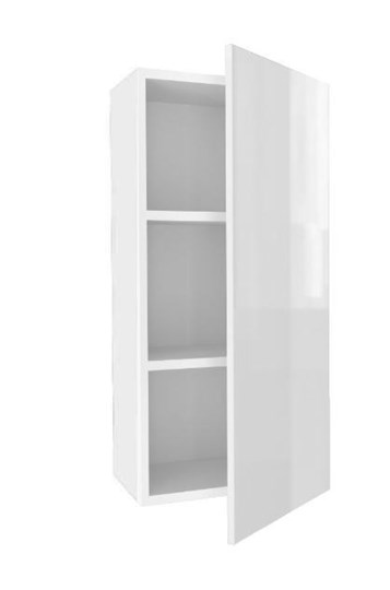 Кухонный шкаф высокий 450, Шервуд, ЛД 281.430.000.165, белый/белый глянец в Магадане - изображение 1