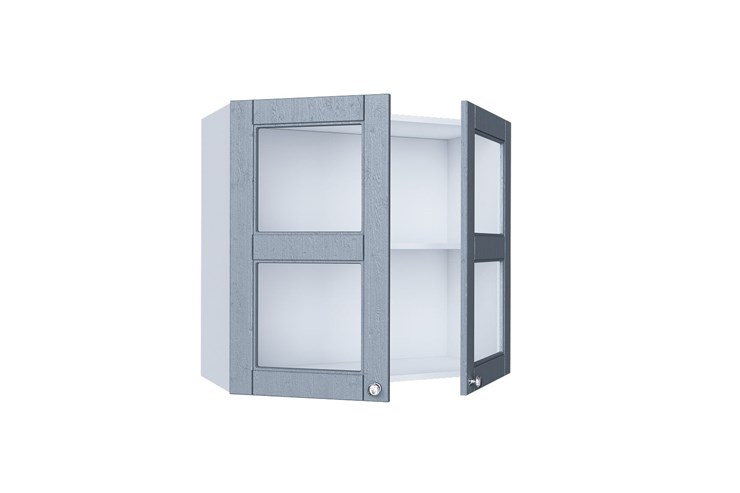 Навесной шкаф Мокка 800 стекло 274.360.000.343 (Антрацит) в Магадане - изображение 1