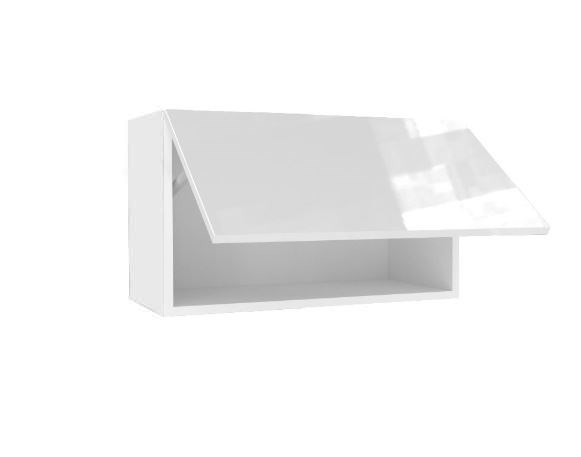 Шкаф кухонный 600 горизонтальный, Шервуд, ЛД 281.710.000.171, белый/белый глянец в Магадане - изображение 1