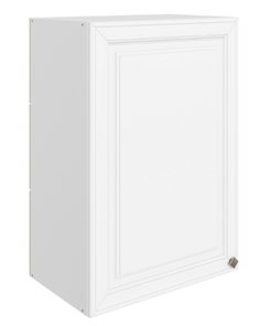 Кухонный шкаф Мишель L500 H720 (1 дв. гл.) эмаль (белый/белый) в Магадане - предосмотр
