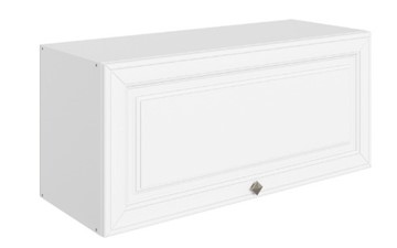 Шкаф кухонный Мишель L800 Н360 (1 дв. гл.) эмаль (белый/белый) в Магадане - предосмотр