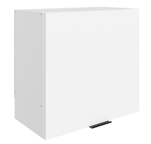 Шкаф навесной под вытяжку Стоун L600 Н566 (1 дв. гл.) (белый/джелато софттач) в Магадане - предосмотр