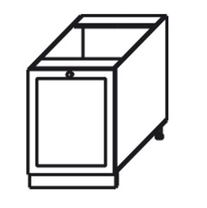 Тумба Верона для посудомоечной машины 820*600*525мм, глянец/софт в Магадане