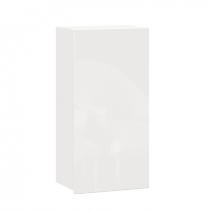 Шкаф кухонный высокий 500, Шервуд, ЛД 281.440.000.166, белый/белый глянец в Магадане - изображение