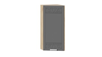 Торцевой кухонный шкаф Долорес 1В3Т (Дуб крафт золотой/Титан) в Магадане - предосмотр