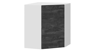 Кухонный навесной шкаф Детройт 1В6У (Белый/Угольный Камень) в Магадане