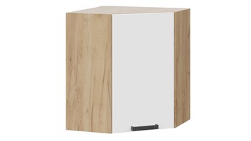 Навесной кухонный шкаф Детройт исп. 2 1В6У (Дуб крафт золотой/Белый глянец) в Магадане
