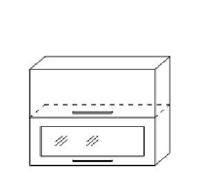 Шкаф кухонный Мыло, настенный с 2 откидными дверями 718*600*320, Ш2О 600 в Магадане - предосмотр