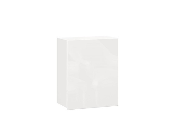Шкаф на кухню 600 Шервуд, ЛД 281.350.000.161, Белый/Белый глянец в Магадане - изображение