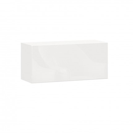 Кухонный шкаф 800 горизонтальный, Шервуд, ЛД 281.750.000.172, белый/белый глянец в Магадане - изображение