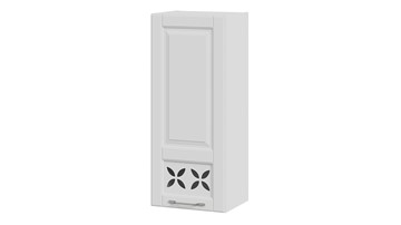 Кухонный навесной шкаф Скай В_96-40_1ДРД(L) (Белоснежный софт) в Магадане - предосмотр