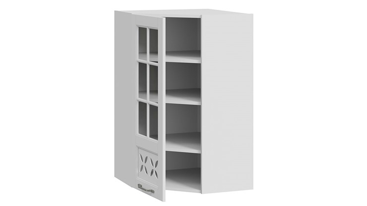 Навесной шкаф Скай ВУ45_96-(40)_1ДРДc(L) (Белоснежный софт) в Магадане - изображение 1