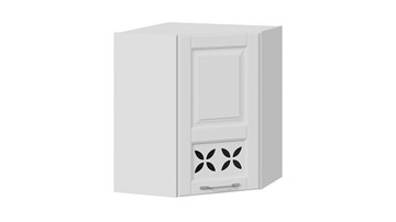 Шкаф кухонный угловой Скай ВУ45_72-(40)_1ДРД(R) (Белоснежный софт) в Магадане - предосмотр