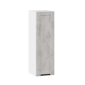 Кухонный навесной шкаф 300 высокий Джамис ЛД 296.410.000.024, Белый/Белый камень в Магадане