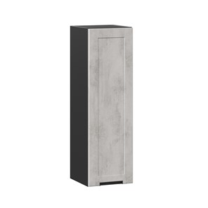 Навесной кухонный шкаф 300 высокий Джамис ЛД 296.410.000.066, Чёрный/Белый камень в Магадане - предосмотр