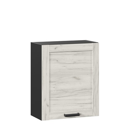 Шкаф на кухню 600 Винченца ЛД 234.350.000.077, Чёрный/Дуб Крафт белый в Магадане - изображение