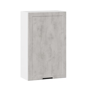 Навесной кухонный шкаф 600 высокий Джамис ЛД 296.450.000.028, Белый/Белый камень в Магадане - предосмотр