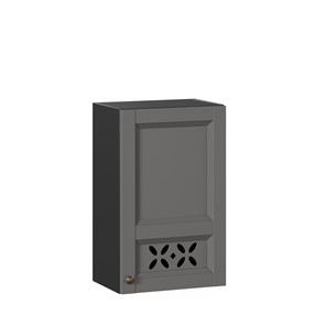Кухонный шкаф Амели-3 450 ЛД 299.330.000.028, Черный/Оникс серый в Магадане - предосмотр