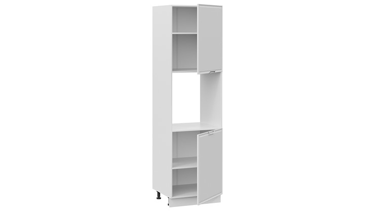 Кухонный шкаф-пенал Белладжио 1П6 (Белый, Фон белый) в Магадане - изображение 1