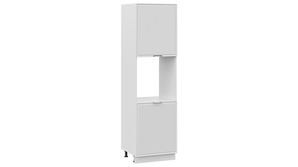Кухонный шкаф-пенал Белладжио 1П6 (Белый, Фон белый) в Магадане - изображение